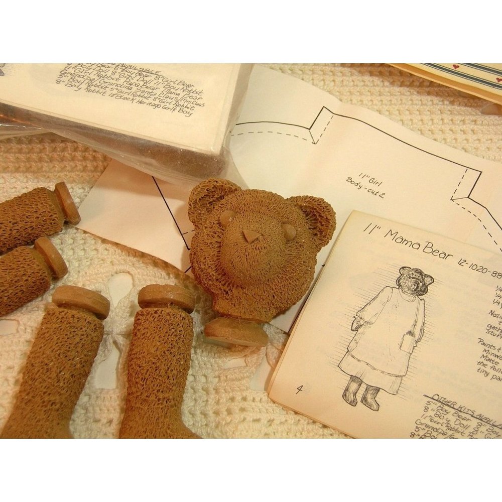 Mama and Papa Bear Dolls Craft Kits - Picture 5 of 5